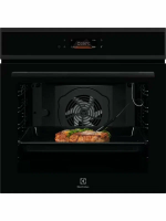 Духовой шкаф Electrolux EOE8P39H, пиролиз, термощуп, телескопы, TFT дисплей, черный (Италия)