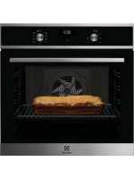 Духовой шкаф Electrolux EOF5F70X, каталитическая очистка, телескопы, черный/нержавеющая сталь (Италия)