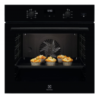 Духовой шкаф с паром Electrolux EOD5C50Z SteamBake, каталитическая очистка, телескопы, черный (Италия)