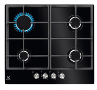 Варочная поверхность газовая Electrolux KGG6426K, черный/закаленное стекло