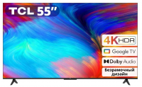 Телевизор LED TCL 55P635, Smart TV, черный