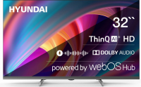 Телевизор LED Hyundai H-LED32BS5100, Smart TV, серый/черный