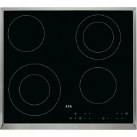 Варочная панель электрическая AEG HK634021XB, черный/нержавеющая сталь