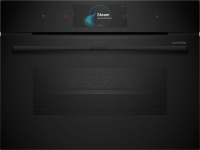 Компактный электрический духовой шкаф с паром Bosch CSG958DB1, черный